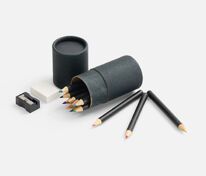 Набор цветных карандашей Pencilvania Tube Plus, черный арт.15634.30