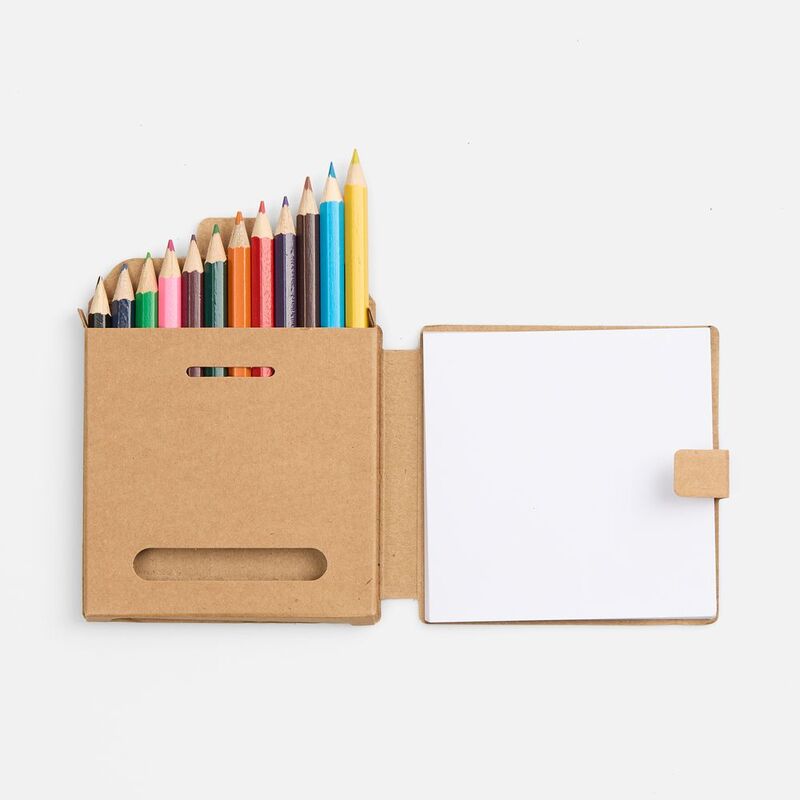 Набор цветных карандашей с блокнотом Pencilvania Traveler арт.15635.00