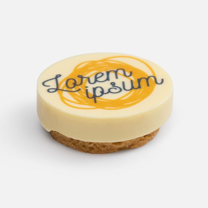 Печенье Dream White в белом шоколаде, круг арт.17610.01