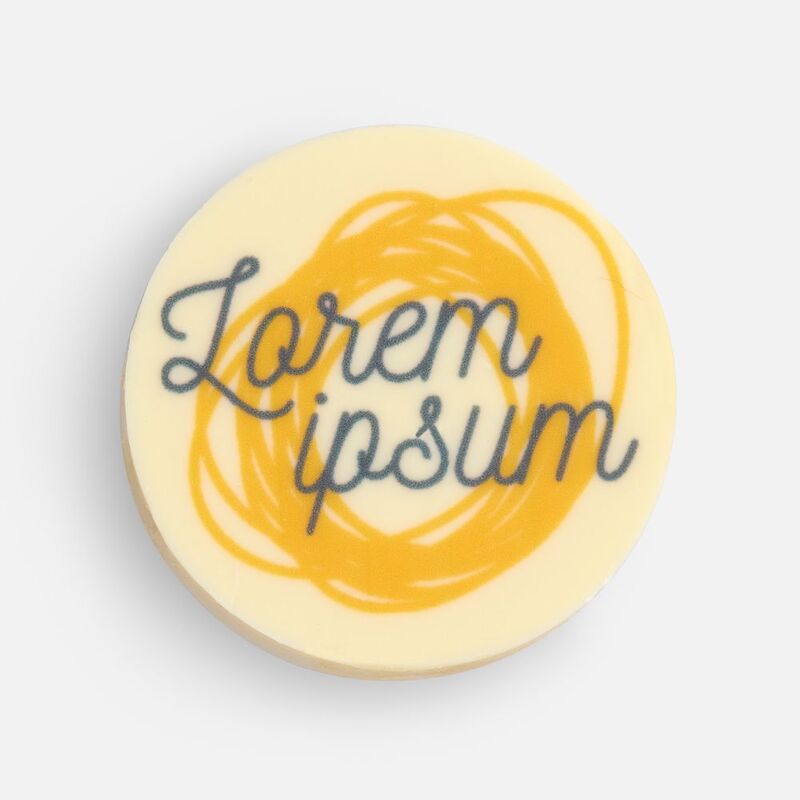 Печенье Dream White в белом шоколаде, круг арт.17610.01