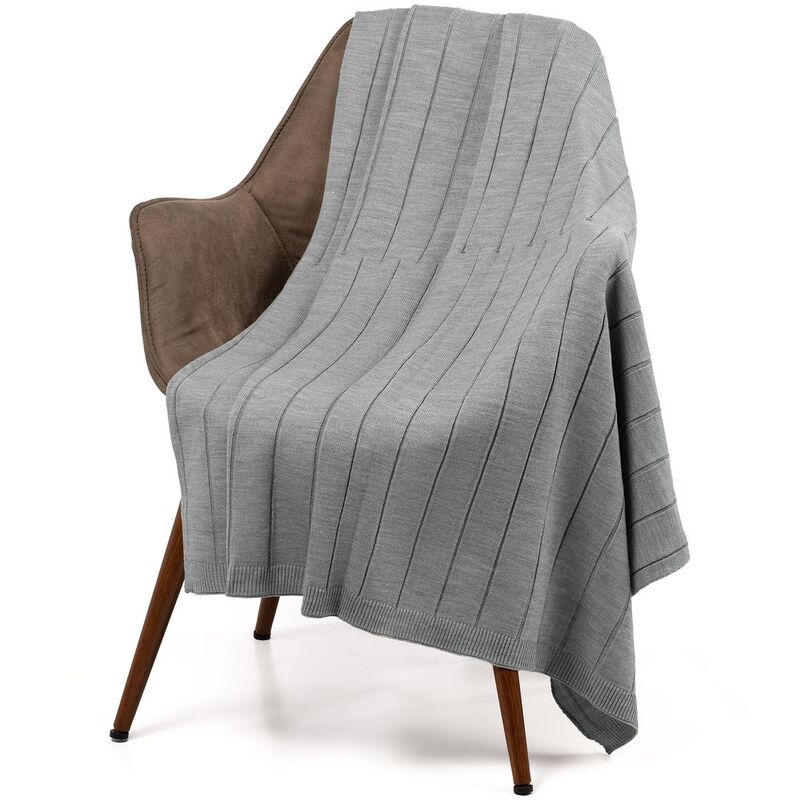 Плед Bambolay, светло-серый арт.16748.31