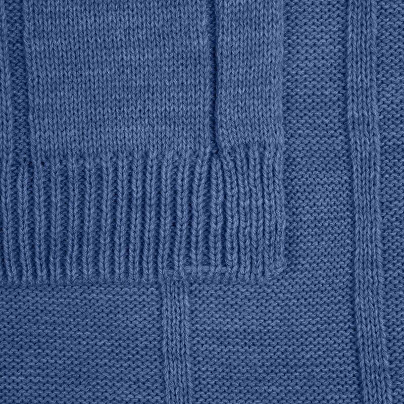 Плед Bambolay, синий (черника) арт.16748.40