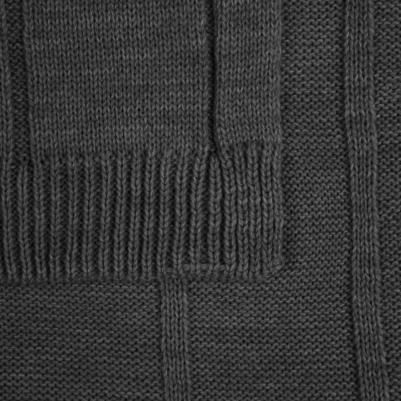 Плед Bambolay, темно-серый меланж арт.16748.11