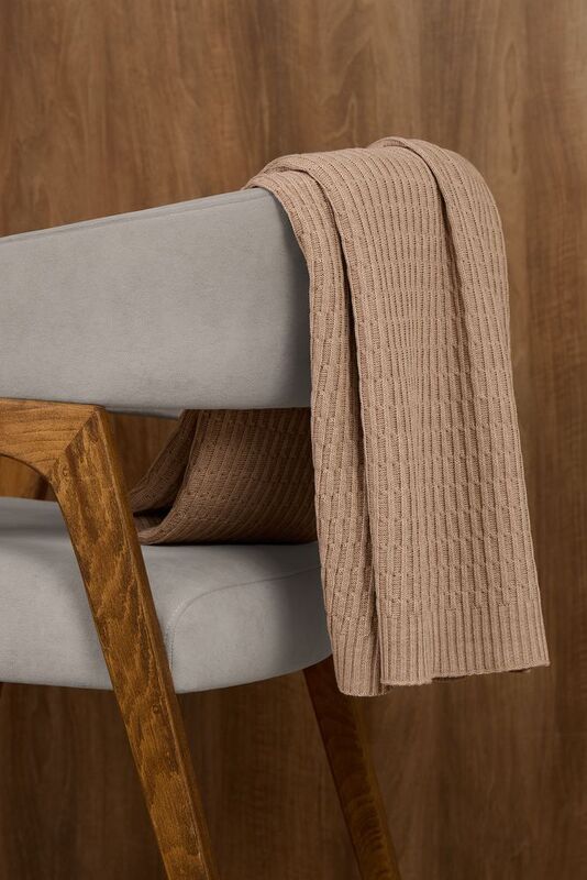 Плед Slumberland, бежевый меланж арт.16746.16