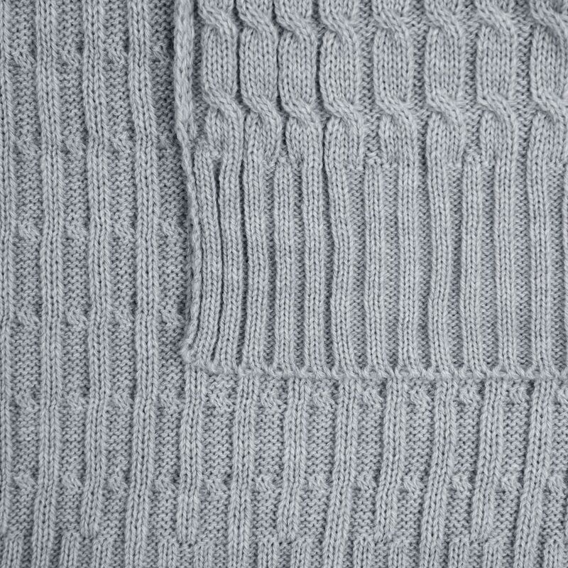 Плед Slumberland, серебристо-серый меланж арт.16746.31