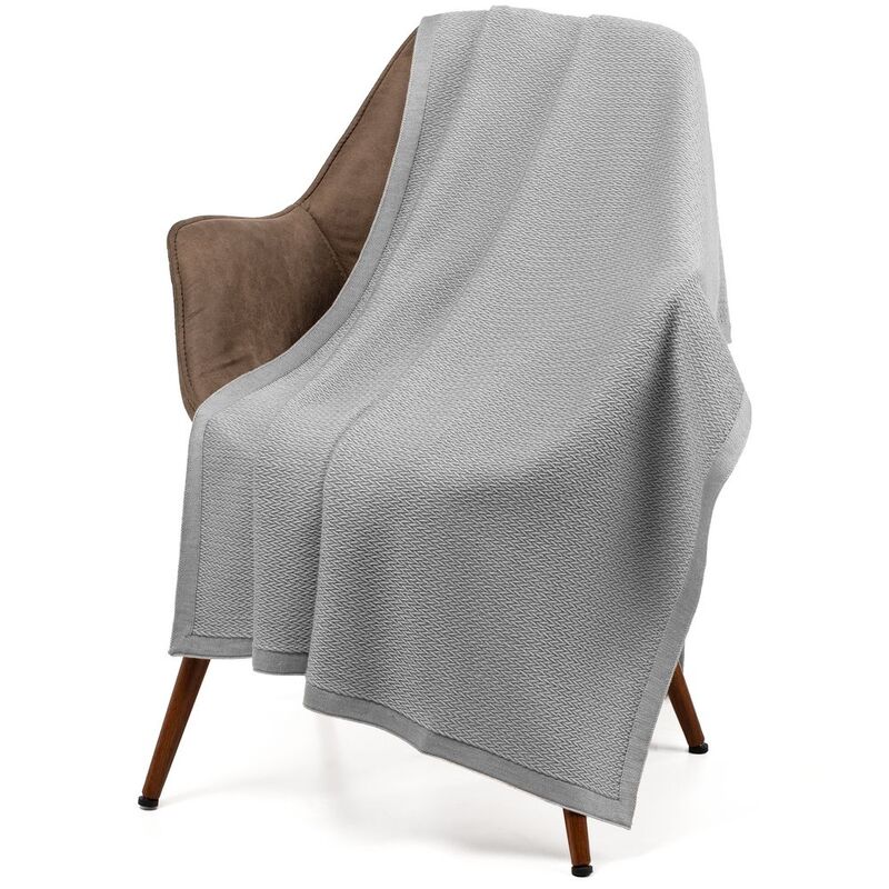 Плед Ornato, серый (дымчатый) арт.16741.11