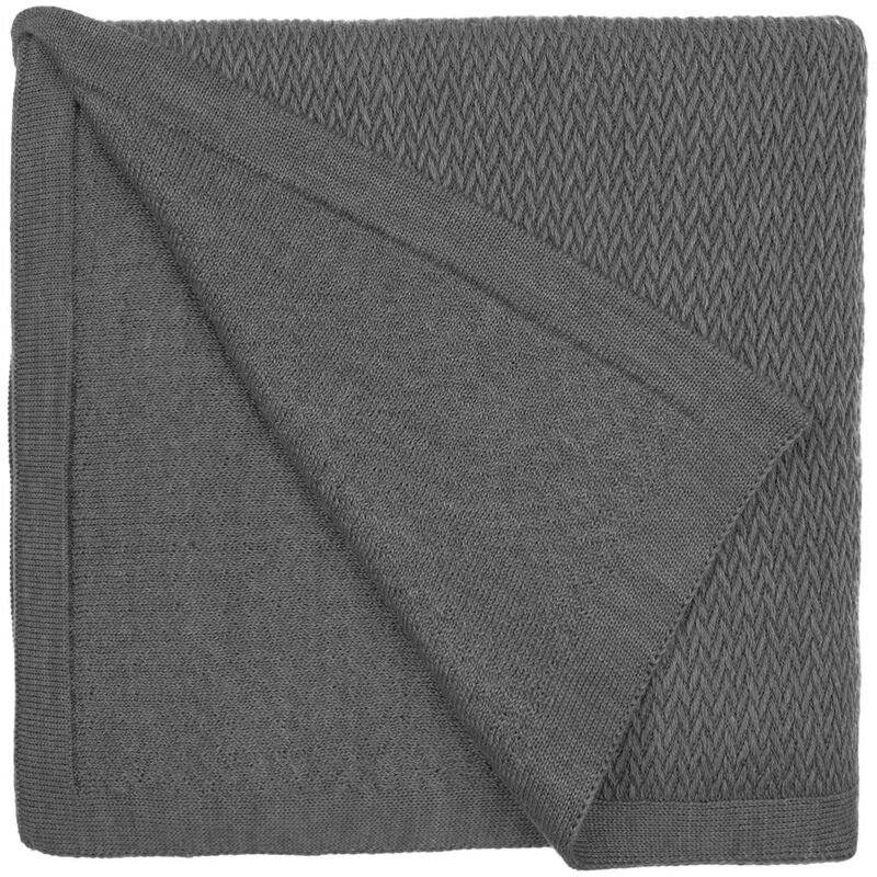 Плед Ornato, серый (кварцевый меланж) арт.16741.13