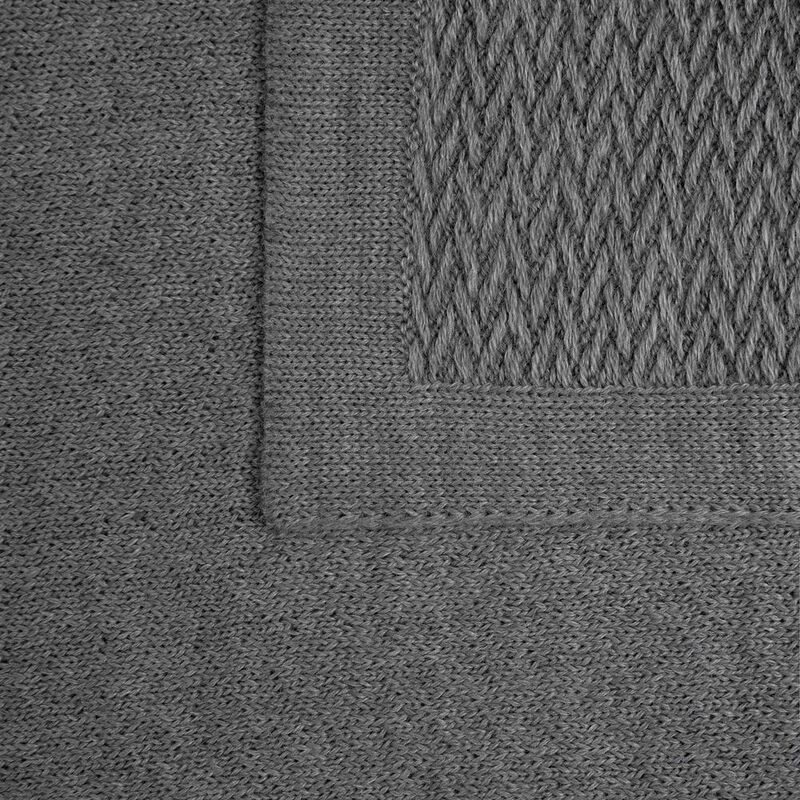 Плед Ornato, серый (кварцевый меланж) арт.16741.13