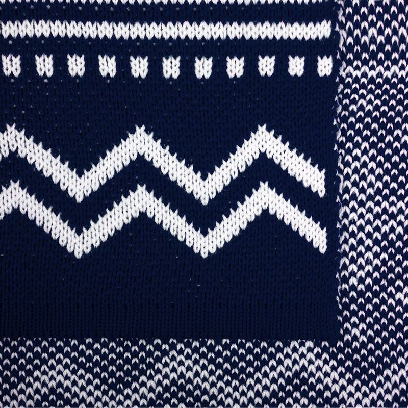 Плед Elnik, синий с молочно-белым арт.16740.64