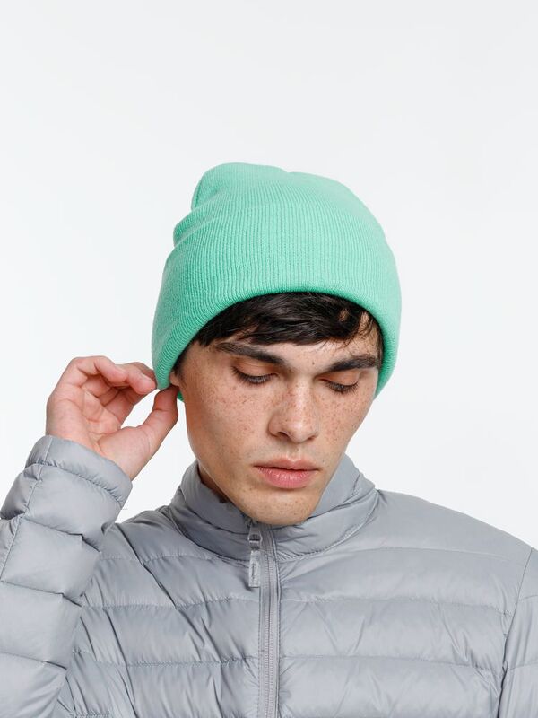 Шапка Urban Flow, зеленая (мятная) арт.16661.95