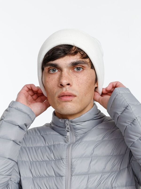 Шапка Urban Flow, молочно-белая арт.16661.61