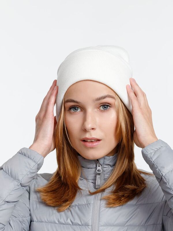 Шапка Urban Flow, молочно-белая арт.16661.61
