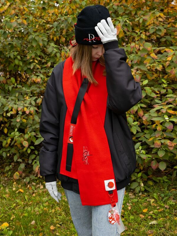 Шарф Urban Flow, красный арт.16662.50