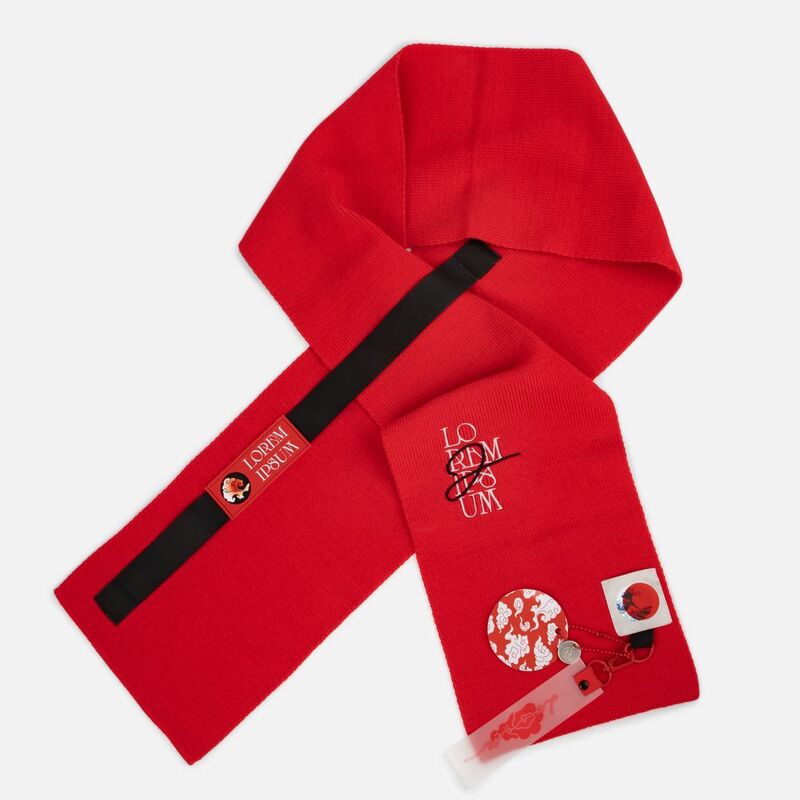 Шарф Urban Flow, красный арт.16662.50