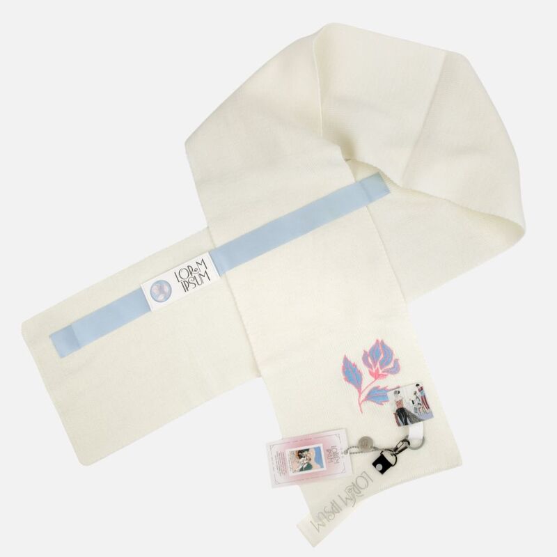 Шарф Urban Flow, молочно-белый арт.16662.61