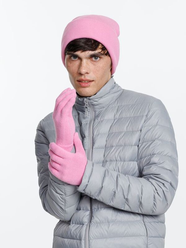 Перчатки Urban Flow, пыльно-розовые арт.16663.56