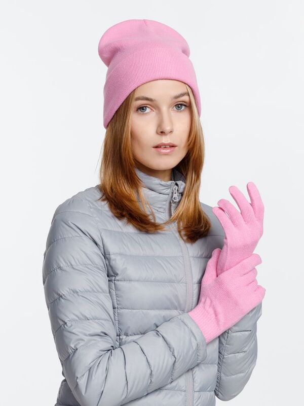 Перчатки Urban Flow, пыльно-розовые арт.16663.56