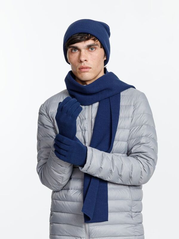 Перчатки Urban Flow, темно-синий меланж арт.16663.40