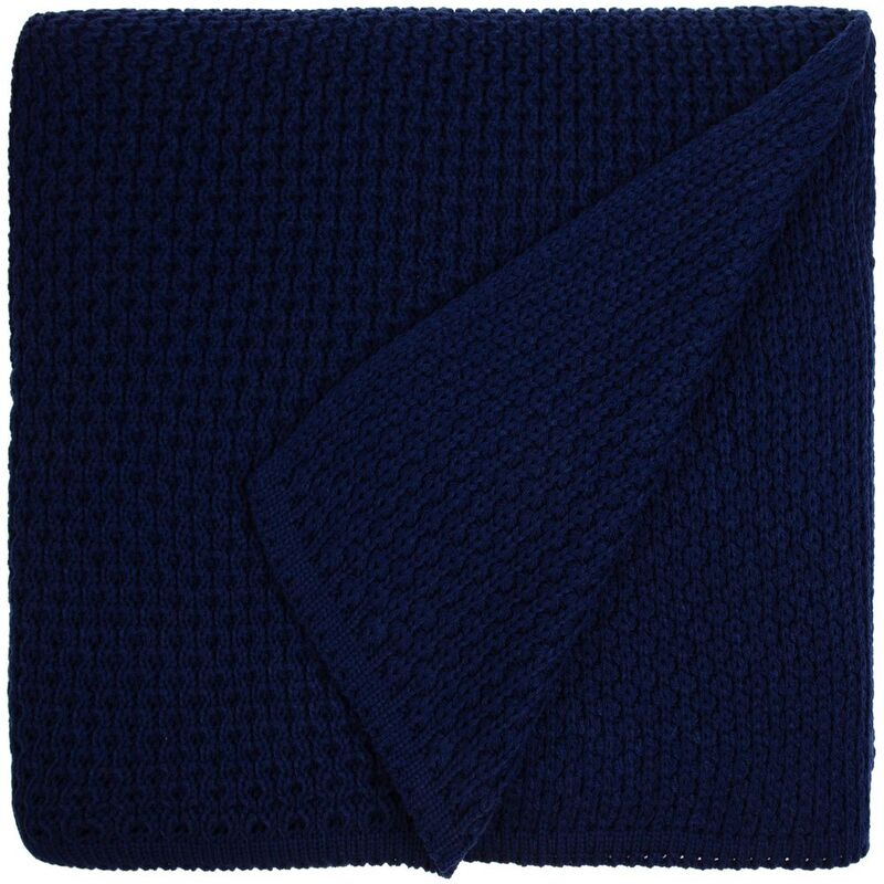 Плед Serenita, темно-синий (сапфир) арт.15744.44