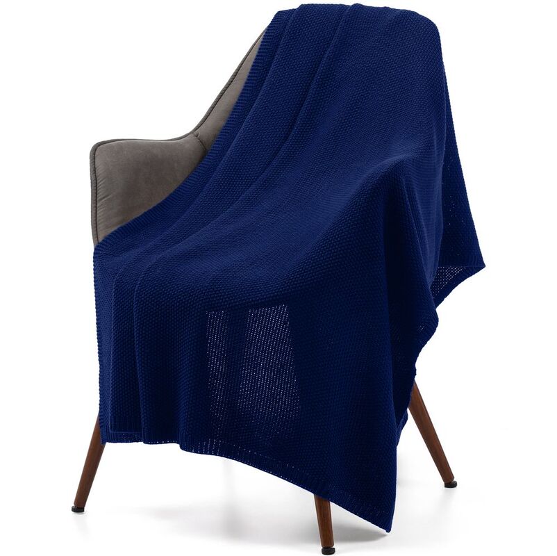 Плед Longview, темно-синий (сапфир) арт.15743.44