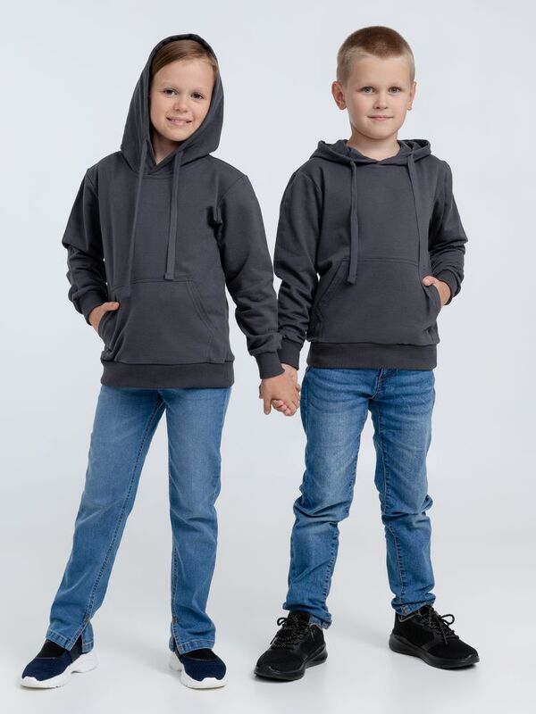 Худи детское Kirenga Kids 2.0, темно-серое (графит) арт.16211.10
