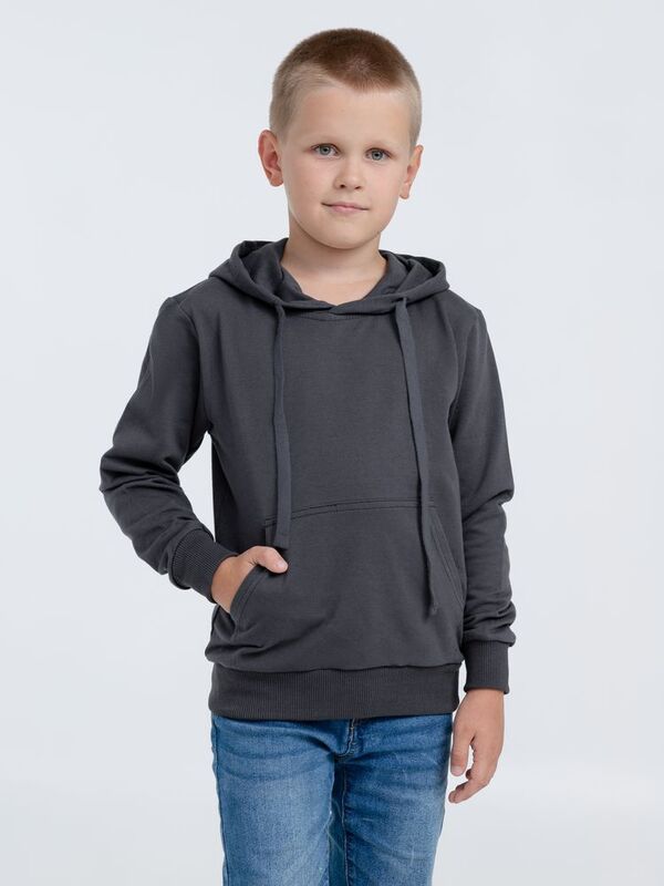 Худи детское Kirenga Kids 2.0, темно-серое (графит) арт.16211.10