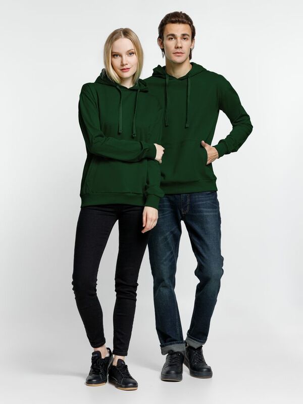 Худи Kirenga 2.0, темно-зеленое арт.16212.90