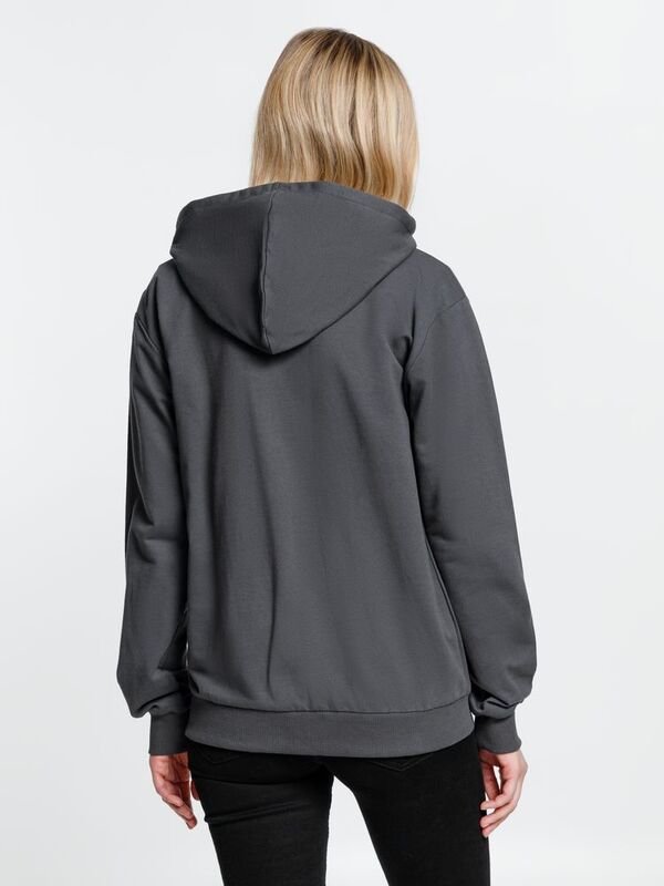 Толстовка на молнии с капюшоном Siverga 2.0, темно-серая (графит) арт.16213.10