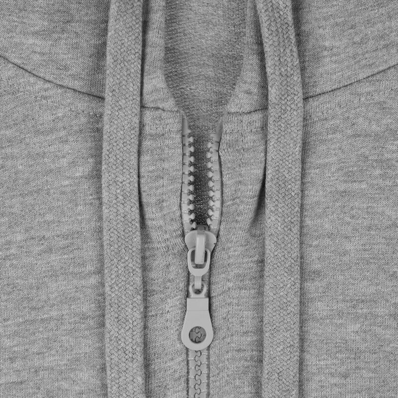 Толстовка на молнии с капюшоном Siverga 2.0, серый меланж арт.16213.11