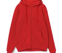 Толстовка на молнии с капюшоном Siverga 2.0, красная арт.16213.50