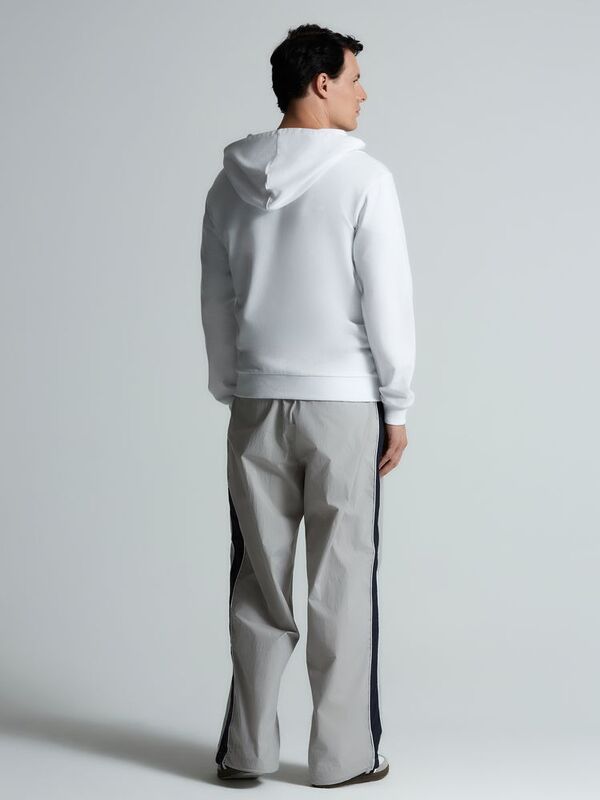 Толстовка на молнии с капюшоном Siverga 2.0, белая арт.16213.60