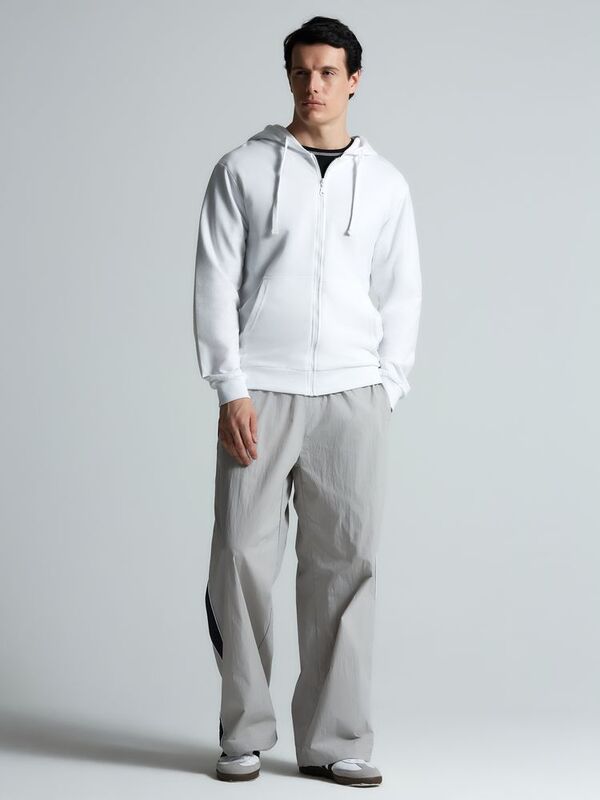 Толстовка на молнии с капюшоном Siverga 2.0, белая арт.16213.60