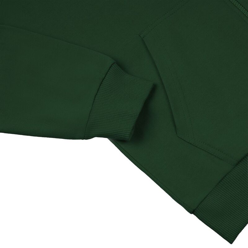 Толстовка на молнии с капюшоном Siverga 2.0, темно-зеленая арт.16213.90