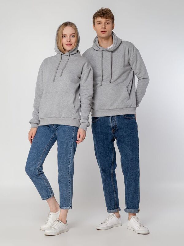 Худи Kirenga Heavy 2.0, серый меланж арт.16215.11