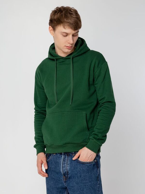 Худи Kirenga Heavy 2.0, темно-зеленое арт.16215.90