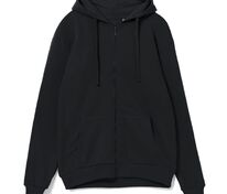 Толстовка на молнии с капюшоном Siverga Heavy 2.0, черная арт.16216.30