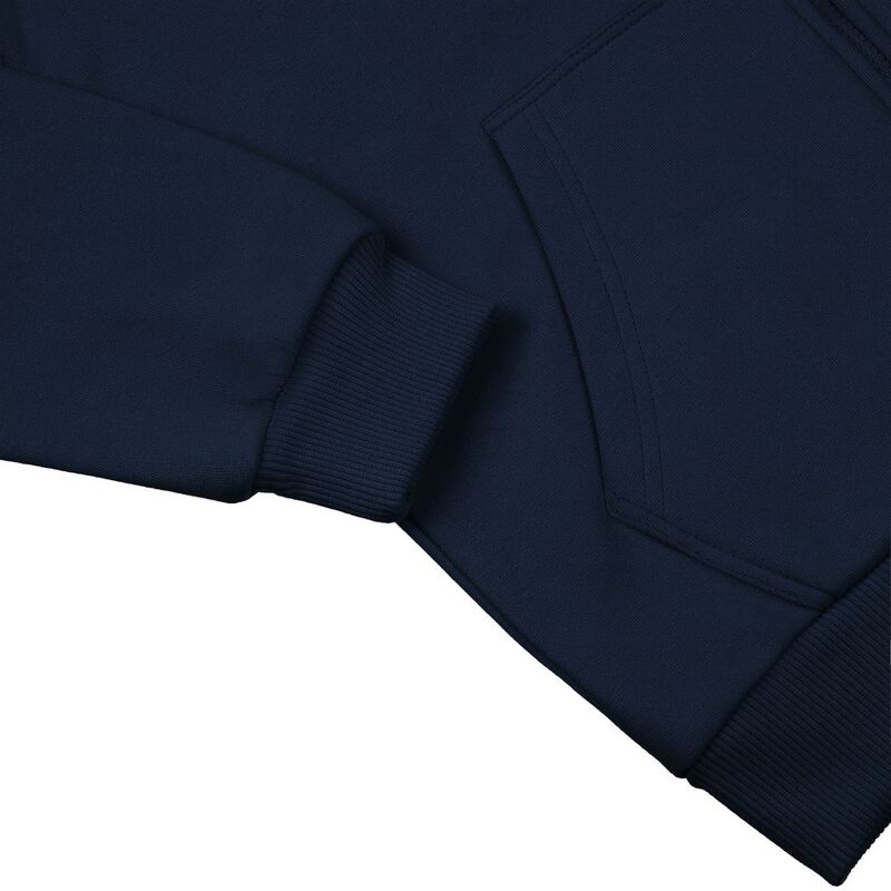 Толстовка на молнии с капюшоном Siverga Heavy 2.0, темно-синяя арт.16216.40