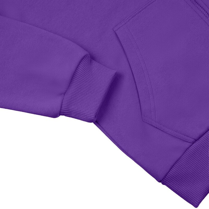 Толстовка на молнии с капюшоном Siverga Heavy 2.0, фиолетовая арт.16216.78