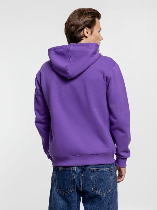 Толстовка на молнии с капюшоном Siverga Heavy 2.0, фиолетовая арт.16216.78