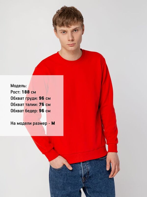 Свитшот Toima Heavy 2.0, красный арт.16217.50