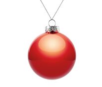 Елочный шар Finery Gloss, 8 см, глянцевый красный арт.17662.50
