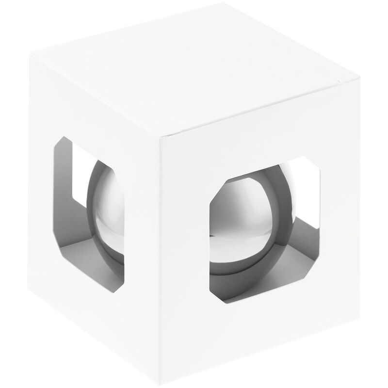 Елочный шар Finery Gloss, 8 см, глянцевый серебристый арт.17662.10