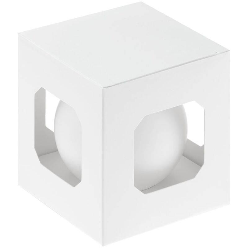 Елочный шар Finery Matt, 8 см, матовый белый арт.17663.60