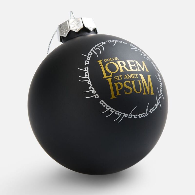 Елочный шар Finery Matt, 8 см, матовый черный арт.17663.30