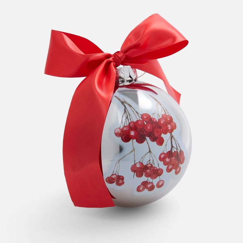 Елочный шар Finery Gloss, 10 см, глянцевый серебристый арт.17664.10