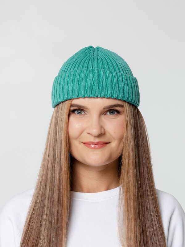 Шапка Hipsta, бирюзовая (тиффани) арт.15691.49