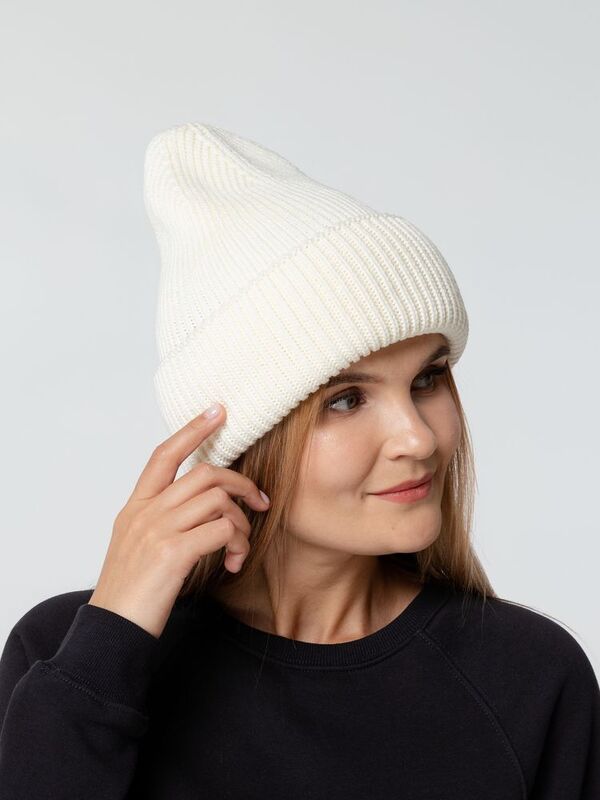 Шапка Flette, молочно-белая арт.15692.61