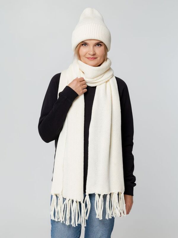 Шапка Flette, молочно-белая арт.15692.61