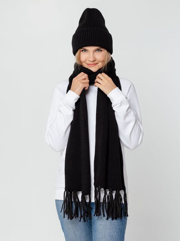 Шарф Flette, черный арт.15694.30