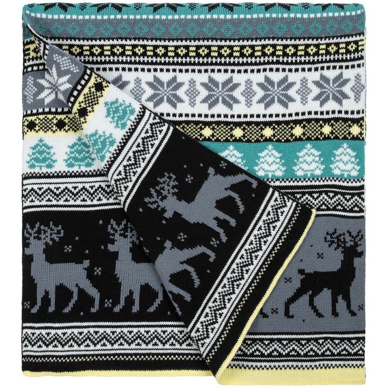 Шарф Mirakler, зеленый с желтым арт.16279.48